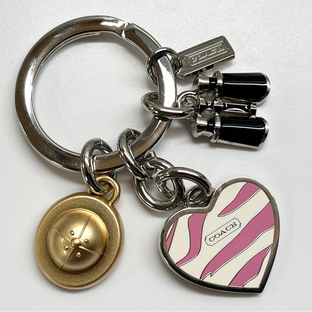 Coach Safari Key Fob Bag Charm NWOT